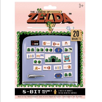 SET DE IMANES THE LEGEND OF ZELDA RETRO