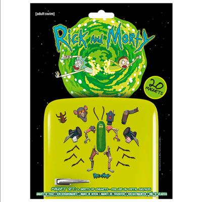SET DE IMANES RICK AND MORTY PICKLE RICK
