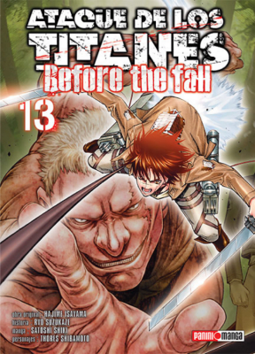 MANGA Shingeki no Kyojin - ATAQUE DE LOS TITANES - BEFORE THE FALL N.13