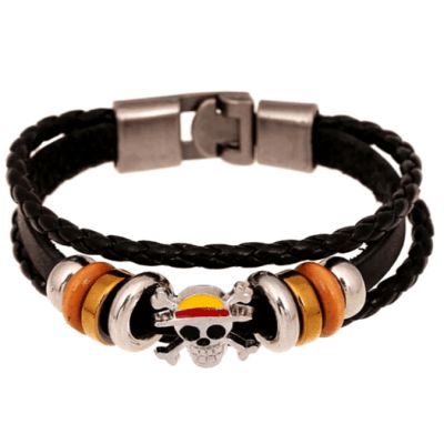 PULSERA ONE PIECE NEGRA