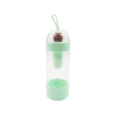 TERMO WE BARE BEARS PARDO CON INFUSOR PARA TÉ VERDE 370 ML