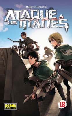 MANGA Shingeki no Kyojin - ATAQUE DE LOS TITANES VOL.18