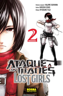 MANGA Shingeki no Kyojin - ATAQUE DE LOS TITANES - LOST GIRLS VOL.2