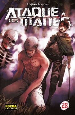 MANGA Shingeki no Kyojin - ATAQUE DE LOS TITANES VOL.28