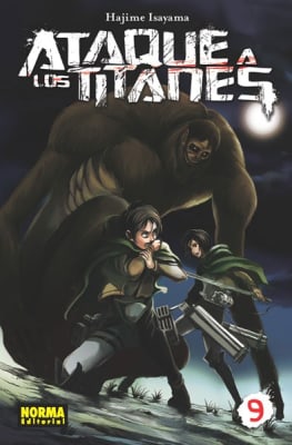 MANGA Shingeki no Kyojin - ATAQUE DE LOS TITANES VOL.9