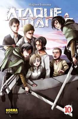 MANGA Shingeki no Kyojin - ATAQUE DE LOS TITANES VOL.10