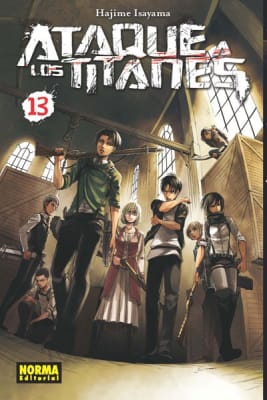 MANGA Shingeki no Kyojin - ATAQUE DE LOS TITANES VOL.13