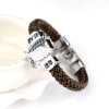 PULSERA ATAQUE DE TITANES CAFÉ1