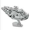 PUZZLE 3D METAL STAR WARS - MILLENNIUM FALCON 25