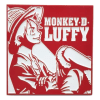 PIN LUFFY ONE PIECE rojo1