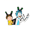 PIN RICK Y MORTY SALUDO1