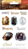 SET STICKER OFICIAL THE HOBBIT CHARACTERS1
