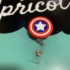 PORTA CREDENCIALES ESCUDO CAPITAN AMERICA1