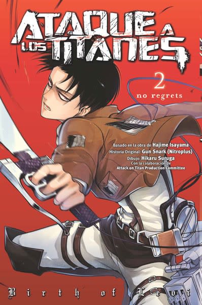 MANGA Shingeki no Kyojin - ATAQUE DE LOS TITANES NO REGRETS VOL.2 ...