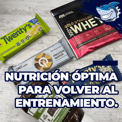 Nutrición óptima para volver al entrenamiento