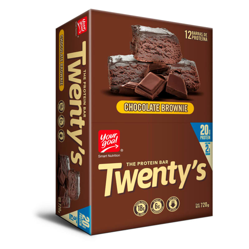 Your Goal Twentys Chocolate Brownie (Display 12 unidades)