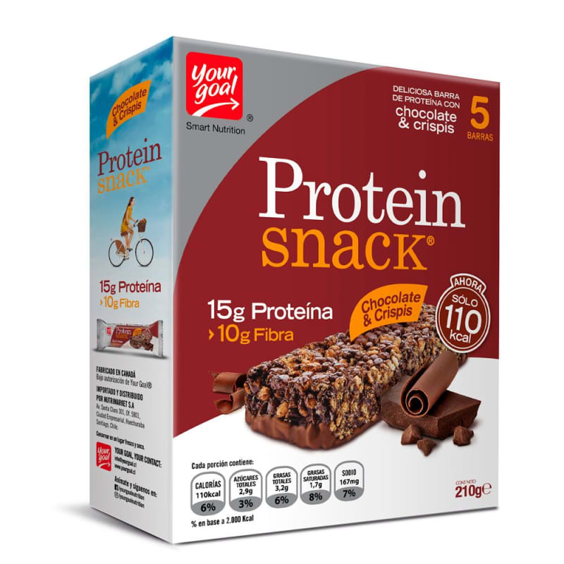 Your Goal Protein Snack Chocolate (Display 5 unidades)