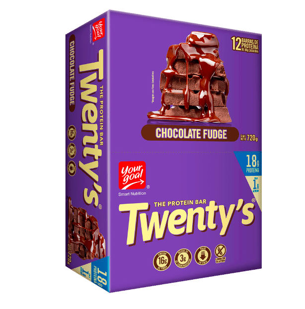 Your Goal Twentys Chocolate Fudge (Display 12 unidades)