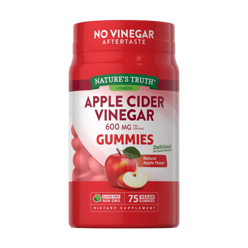 Nature's Truth Vinagre de Manzana 600 Mg (75 Gomitas)