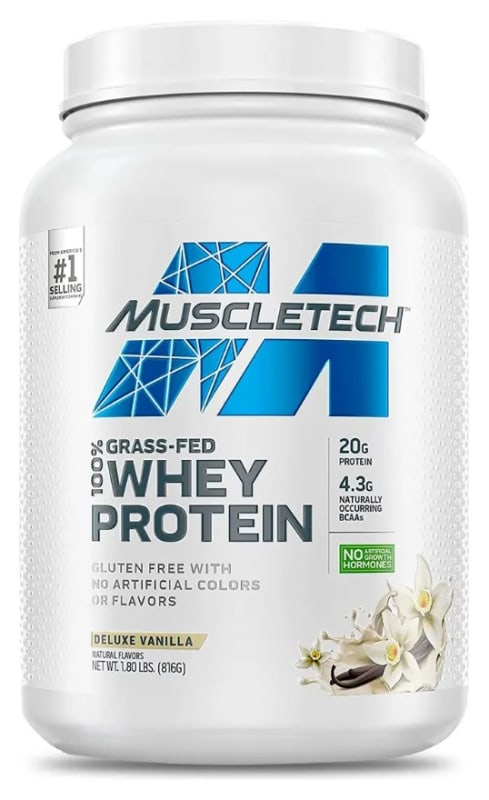 Muscletech Grass Fed 100% Whey Protein (1.8 lb)