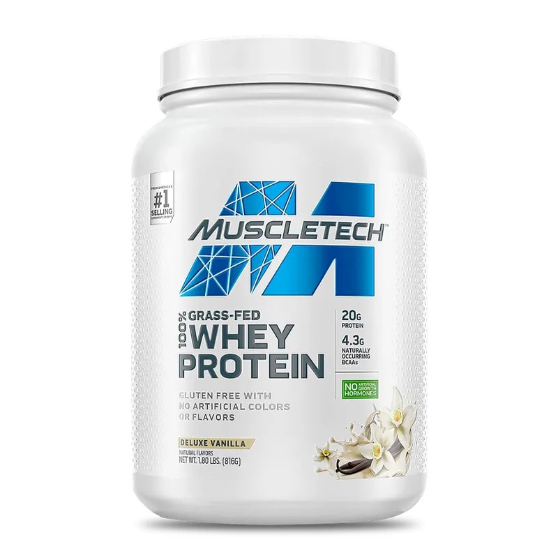 Muscletech Grass Fed 100% Whey Protein (1.8 lb)