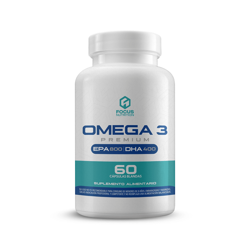 Focus Nutrition Omega 3 Premium 800 EPA / 400 DHA (60 caps)