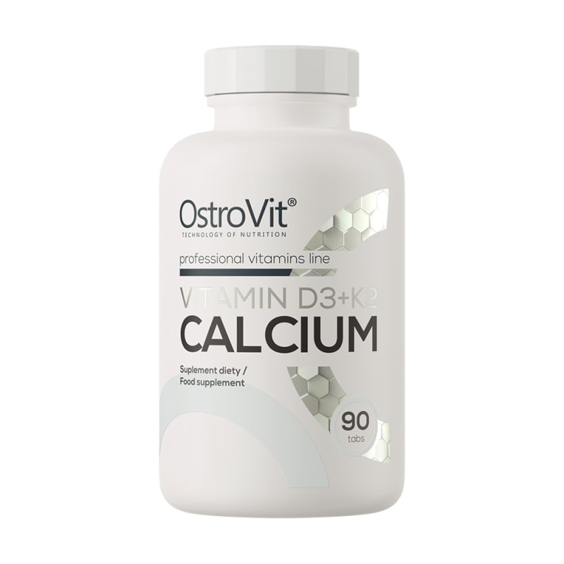 OstroVit Vitamina D3 + K2 + Calcium (90 tabs)