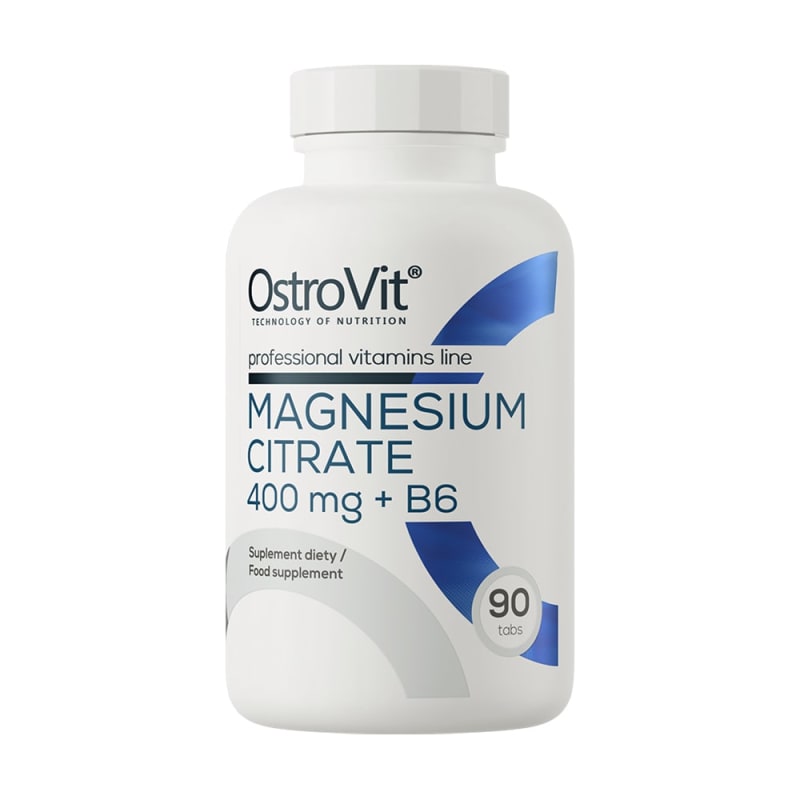 OstroVit Citrato de Magnesio 400Mg + B6 (90 tabs)