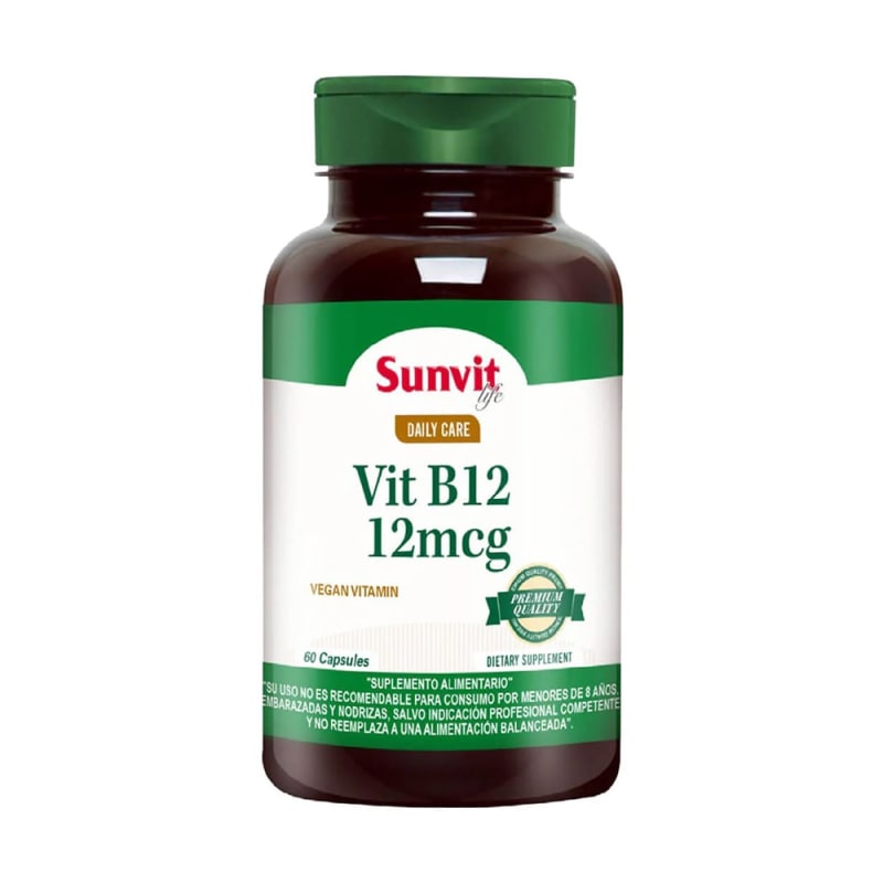 Sunvit Vitamina B12 12 MCG (60 caps)