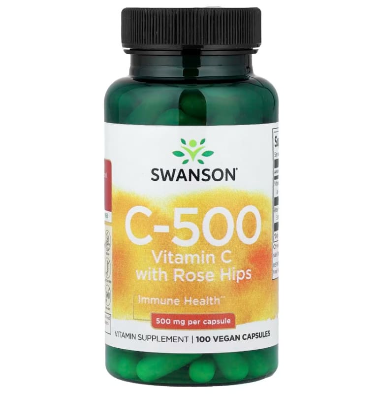 Swanson Vitamina C + Rosa Mosqueta (100 caps)