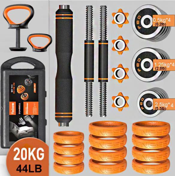 Set de Pesas Ajustable + Adaptador