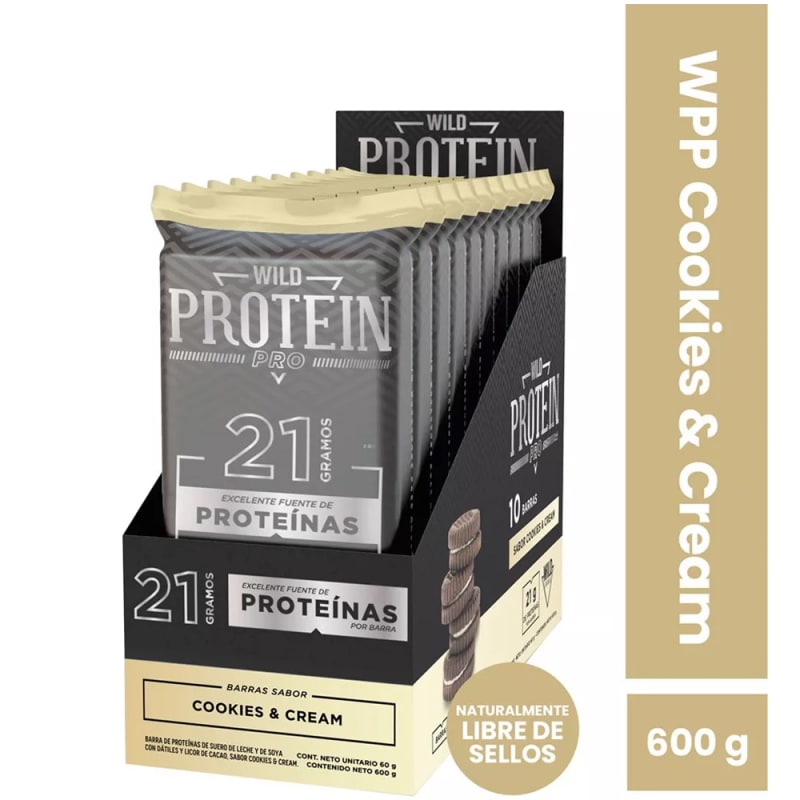 Wild Protein Pro Cookies & Cream (Display 10 unidades)