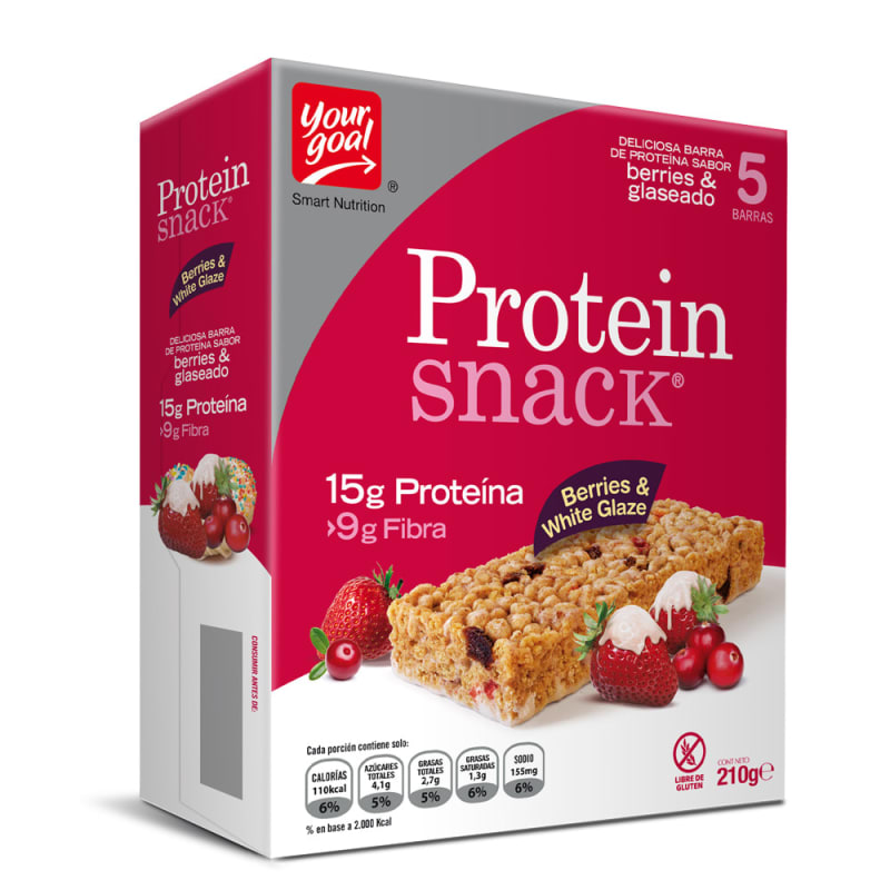 Your Goal Protein Snack Berries & White Glaze (Display 5 unidades)