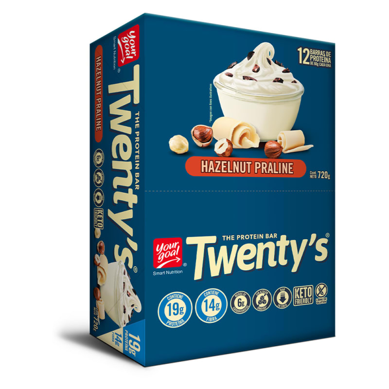 Your Goal Twentys Hazelnut Praline (Display 12 unidades)