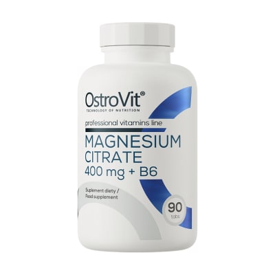OstroVit Citrato de Magnesio 400Mg + B6 (90 tabs)