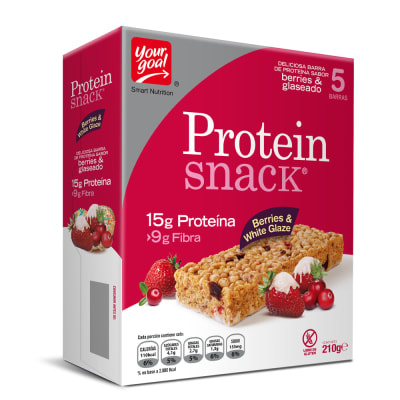 Your Goal Protein Snack Berries & White Glaze (Display 5 unidades)