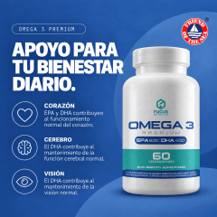 Focus Nutrition Omega 3 Premium 800 EPA / 400 DHA (60 caps)
