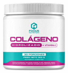 Focus Nutrition Colágeno Hidrolizado + Vitamina C (303 g)