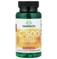 Swanson Vitamina C + Rosa Mosqueta (100 caps)
