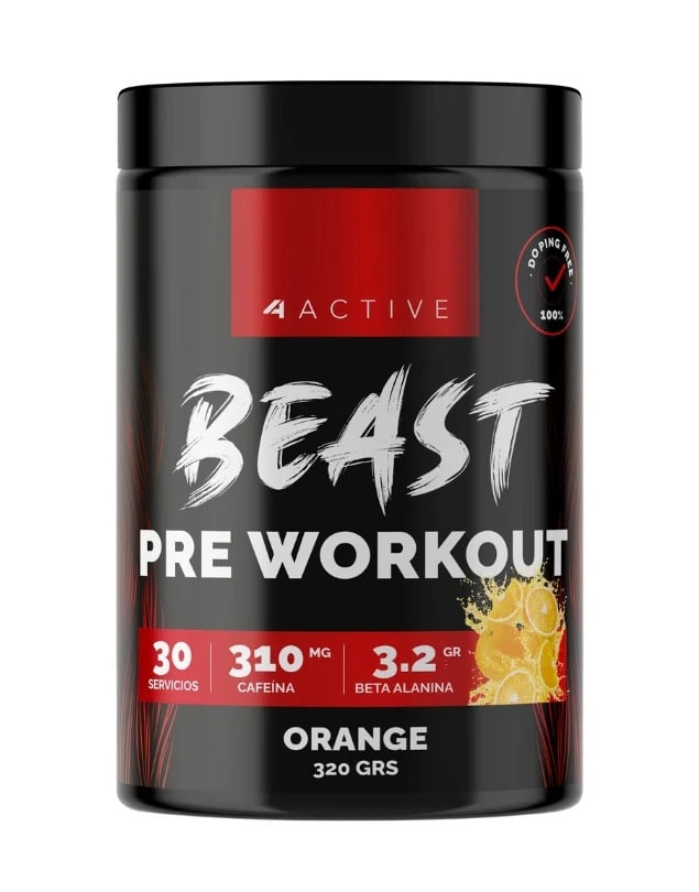 4Active Beast Pre Workout (30 serv) 1