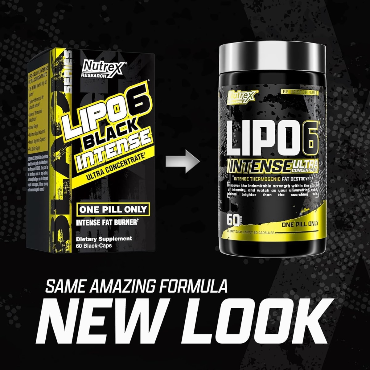 Nutrex Lipo 6 Black Intense (60 Cap) | SupleStore - Suplementos