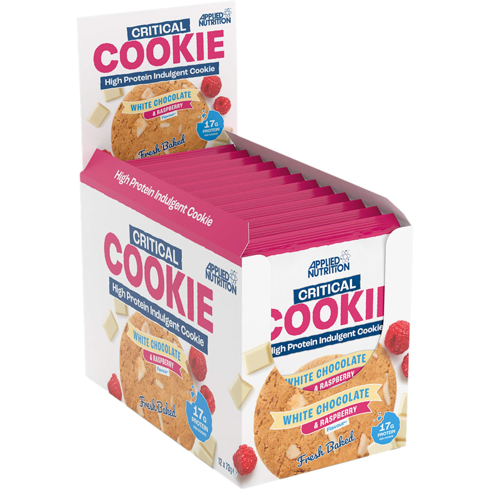 Applied Nutrition Critical Cookie White Chocolate & Raspberry (Display 12 unidades) 1