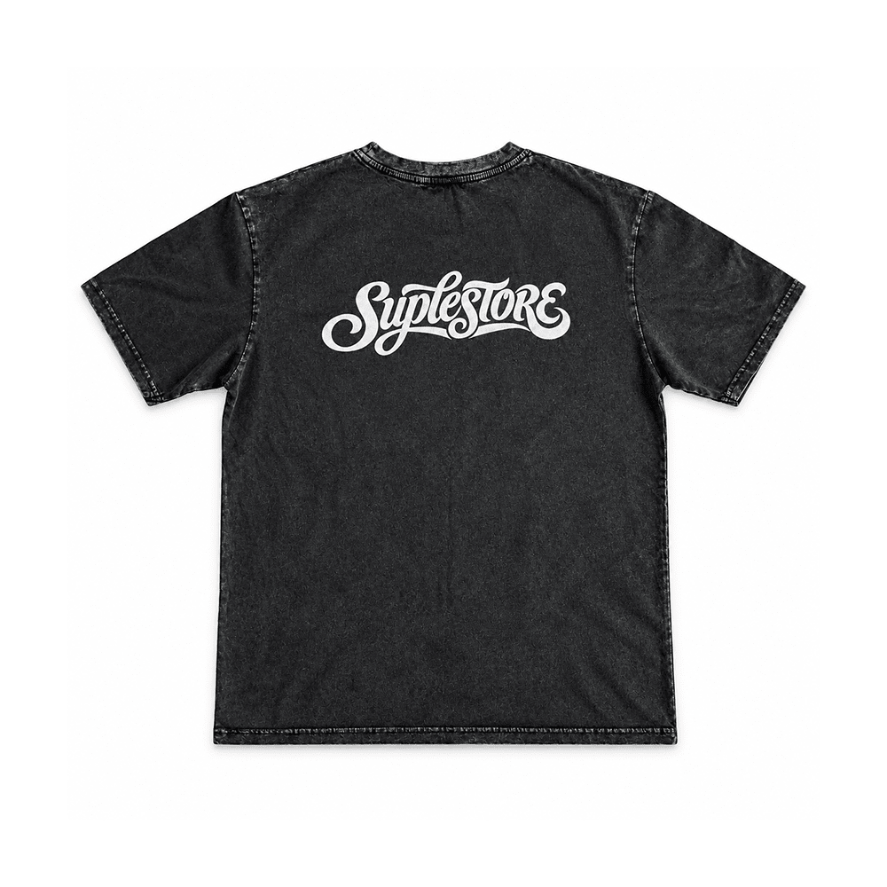 Polera Suplestore Stone Wash Gris 2
