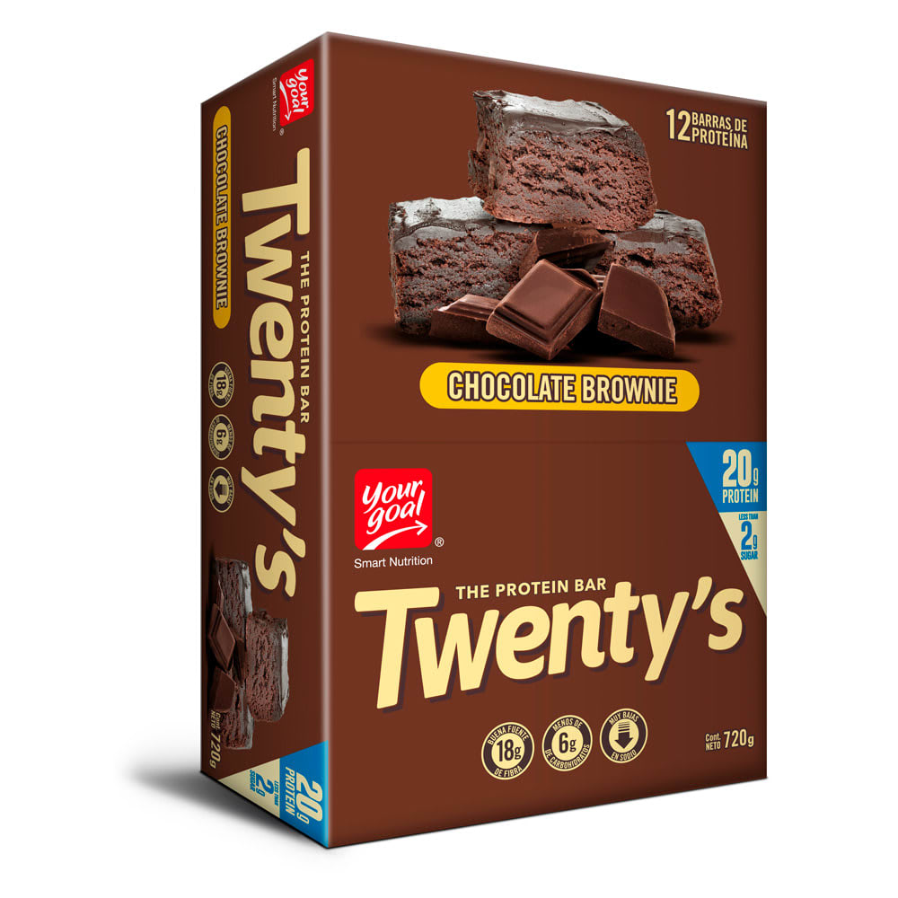 Your Goal Twentys Chocolate Brownie (Display 12 unidades) 1