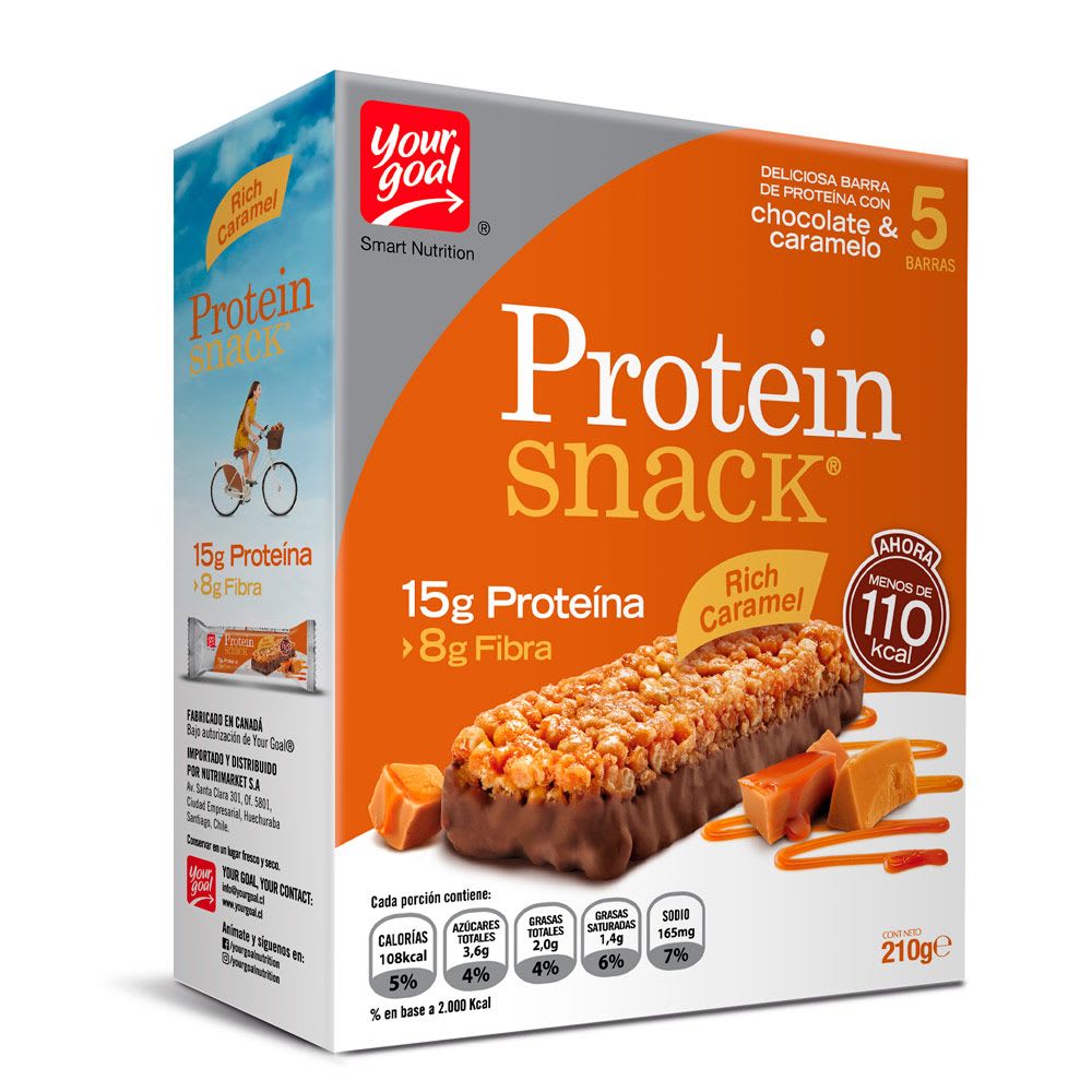 Your Goal Protein Snack Rich Caramel (Display 5 unidades) 1