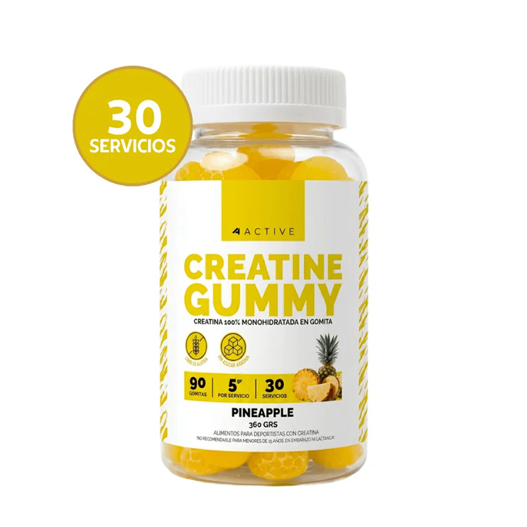 4Active Creatine Gummy Monohidratada (90 Gomitas | 30 Servicios) 1