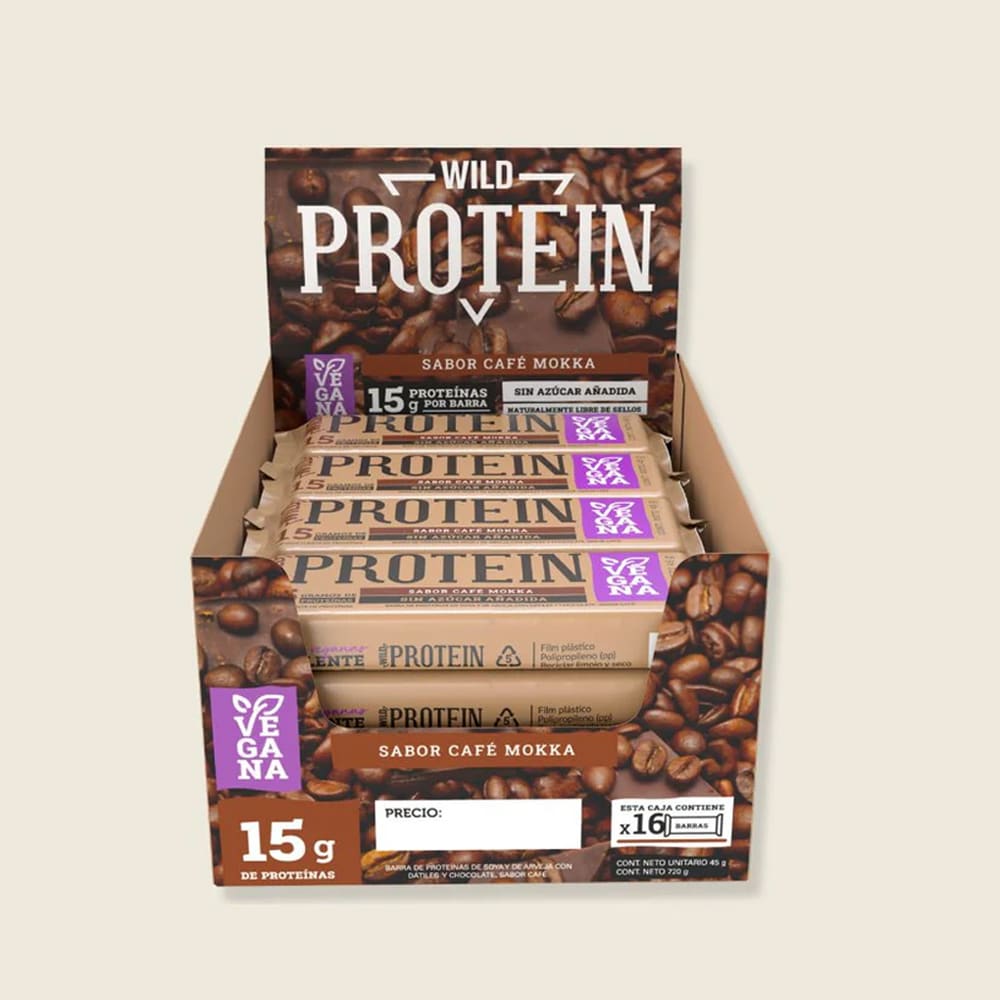 Wild Protein Vegana Cafe Mokka (Display 16 unidades) 1