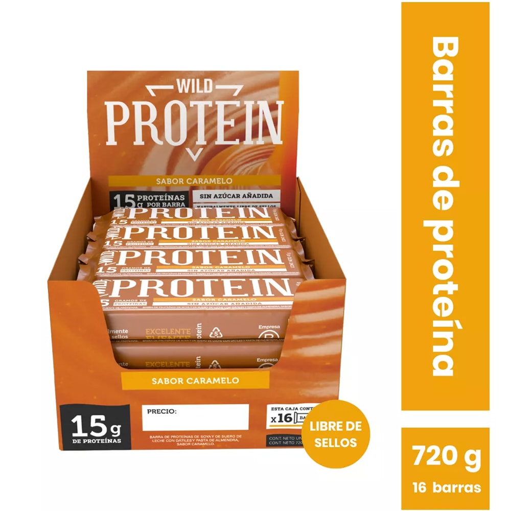 Wild Protein Caramelo (Display 16 unidades) 1