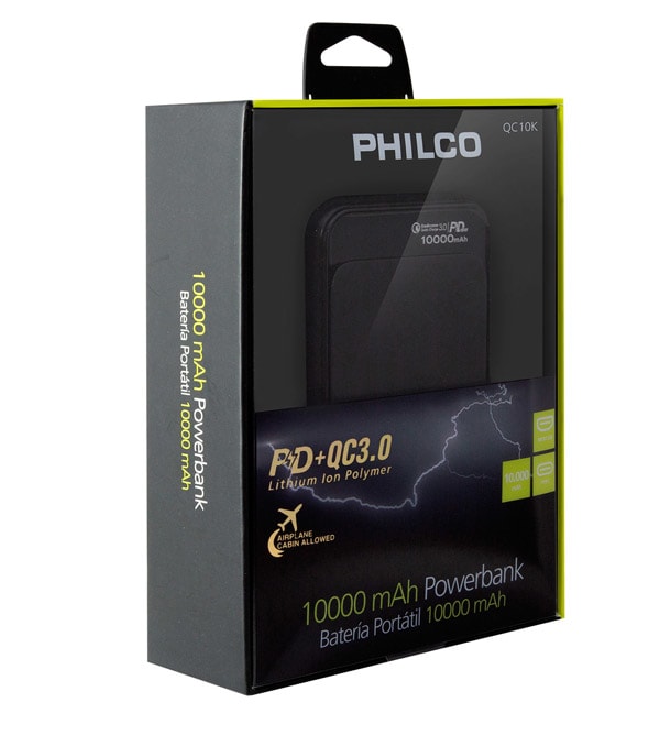 POWER BANK PHILCO 20.000 MAH QC3 | CHILOTEC