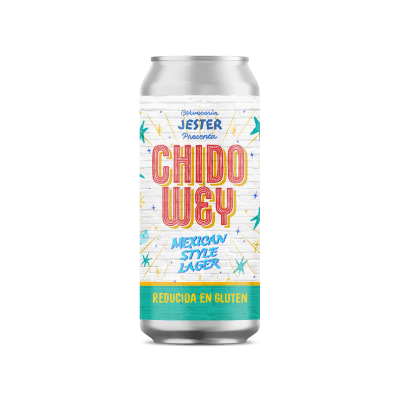 Chido Wey, Mexican Style Lager - 5.2° Alc. - 4 x 473cc - PRECIO JESTER BEER CLUB $11.8151